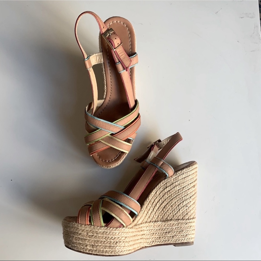 Kate Spade - Rainbow platform espadrilles wedges